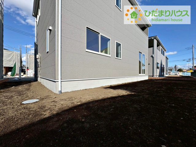 常陸大宮市姥賀町第3　新築戸建　3号棟の庭|お子様の元気なお外遊びも、自宅のお庭なら安心ですね(^^♪