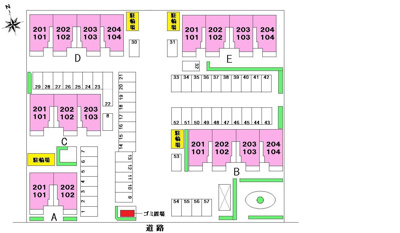 【駐車場】 | フルーツパーク富里館Ａ