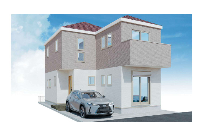 新築／志木市柏町2期　全2棟の外観パース