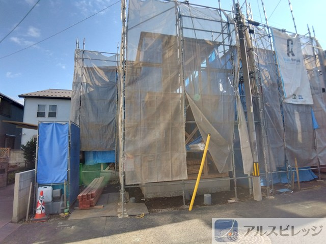 新築／志木市柏町2期　全2棟の前面道路含む現地写真
