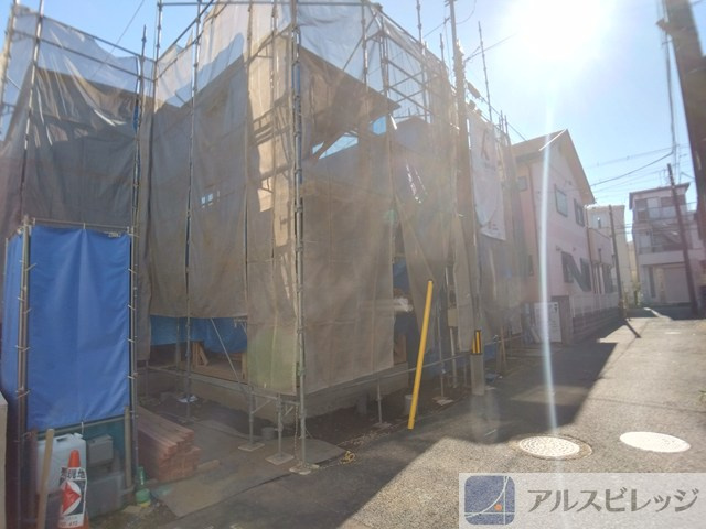 新築／志木市柏町2期　全2棟の前面道路含む現地写真