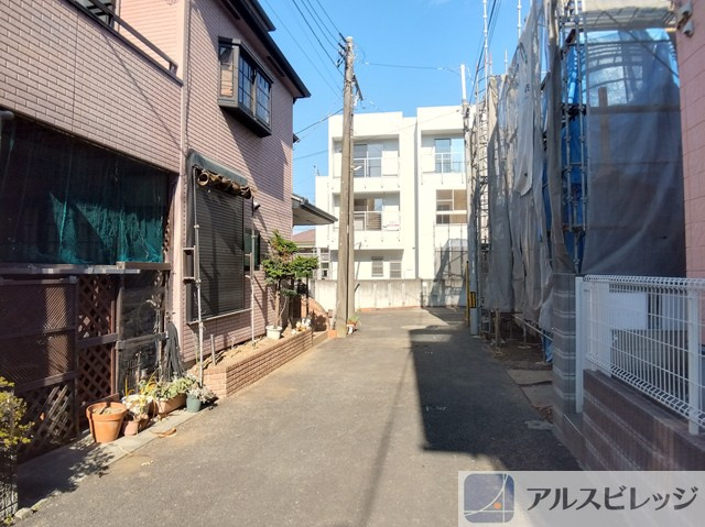 新築／志木市柏町2期　全2棟の前面道路含む現地写真