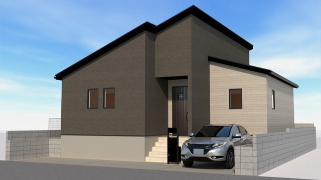 【外観パース】 | 我孫子市古戸25-1期　新築戸建 | 人気の平屋一戸建て☆彡