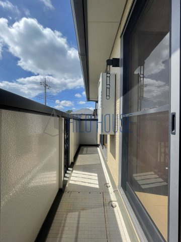 メゾン･アンソレイユ　Ⅵのバルコニー