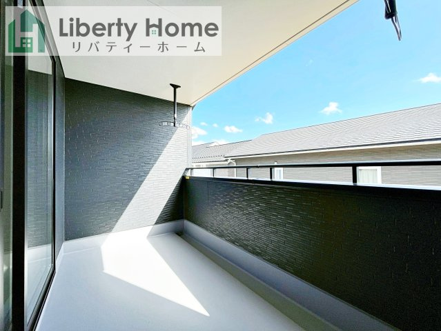 水戸市見川12期　新築戸建　6号棟のバルコニー