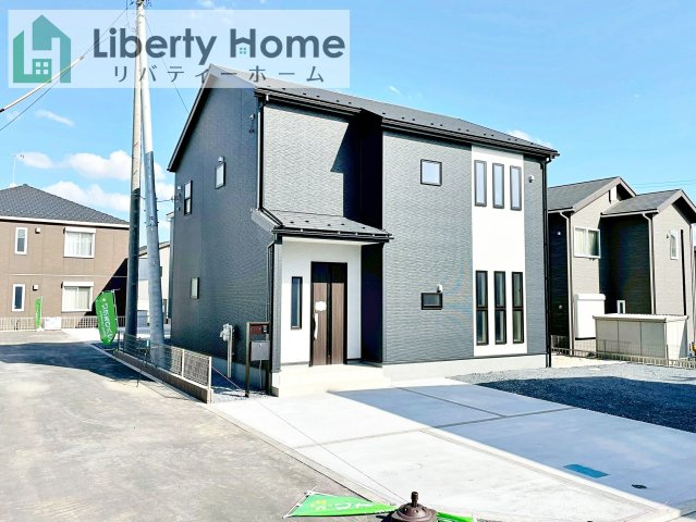 水戸市見川12期　新築戸建　6号棟の外観|ご予約をいただければ、『平日の空いた時間』『周辺物件まとめて見たい』『1件だけ見たい』ももちろん可能です♪
お気軽にお問合せください♪