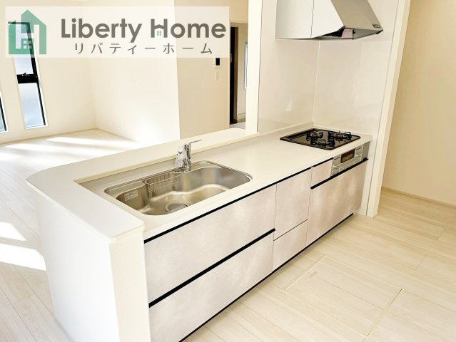 水戸市見川12期　新築戸建　6号棟のキッチン