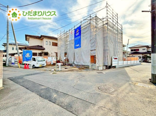 【前面道路含む現地写真】 | 水戸市元吉田町4期　新築戸建 | 閑静な住宅地で叶える静かな暮らし(^^)/