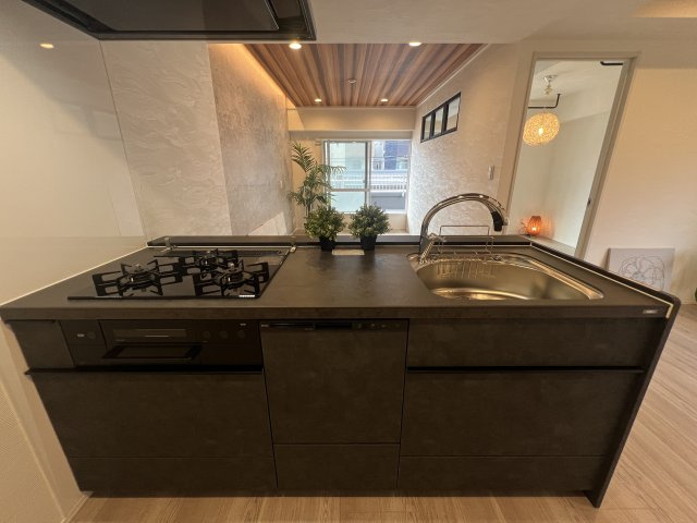 納得のリフォーム！満足の立地！【綱島ダイヤモンドマンション】のキッチン|きれいなキッチンです