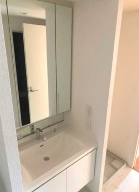 レジデンス三宿　トランクルーム　ネット0　三宿エリアの洗面所