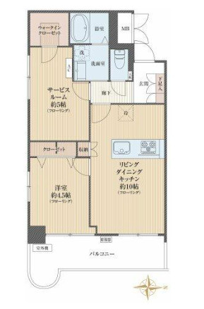 AZALEA COURTの間取り