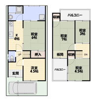 山科区西野大鳥井町　中古戸建の画像