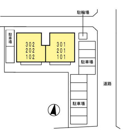 Ｇｒａｃｅ　Ｍｏａｔの区画図