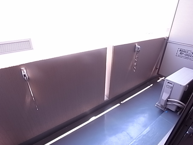 タカラピュアのバルコニー