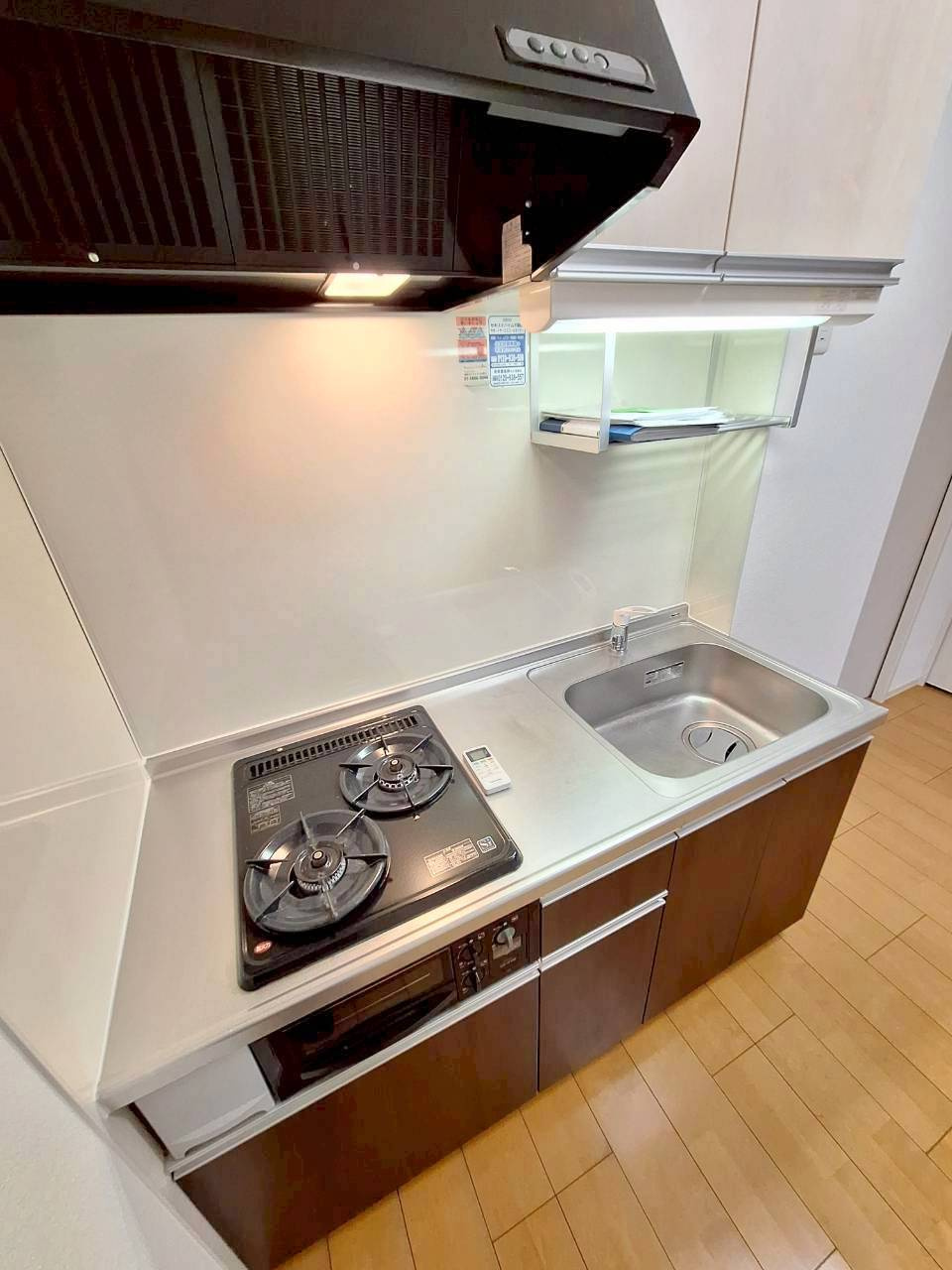 ＷＡＲＭのキッチン|２口ガスコンロ