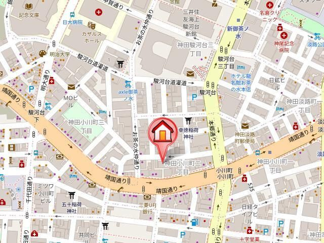 レジディア新御茶ノ水の地図