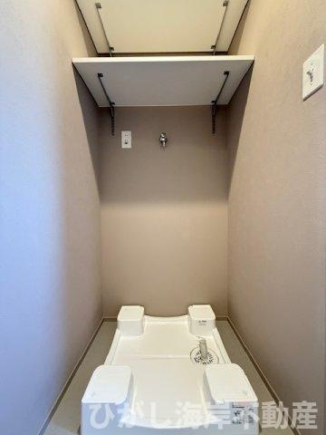 湘南西部住宅2-21号棟のランドリースペース|新規リフォーム完了！　洗濯機置場