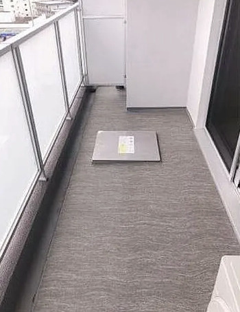 リヴシティ横濱新川町弐番館のバルコニー