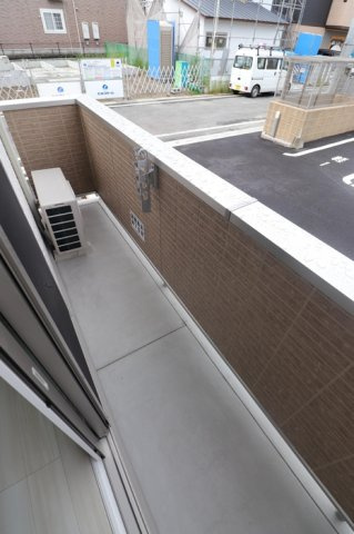 D-roomクレスト国分のバルコニー|陽当たり良好なバルコニーです♪