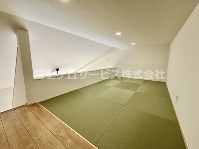 【和室】 | 菊川市潮海寺 新築一戸建て 1号棟 | ロフトは畳敷になっています