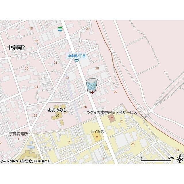 アムール BONHEURの地図