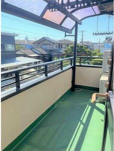 スカイハウス学園西町のバルコニー