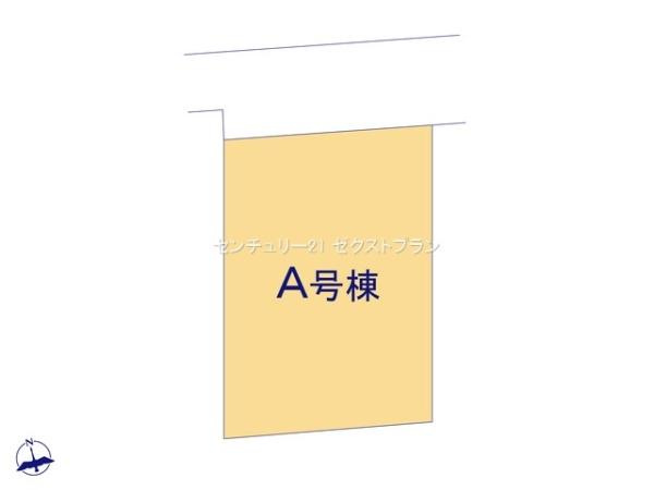 前橋市北代田町A号棟の区画図|区画図