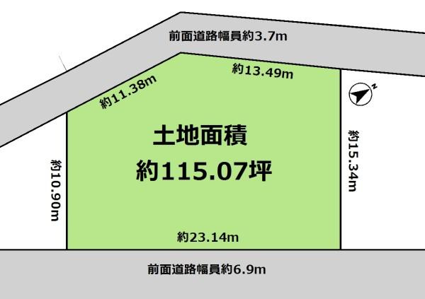 【土地図】 | 和泉市仏並町　売土地 | 図面と現況が異なる場合は現況を優先します