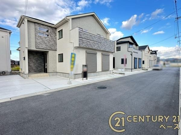 磯城郡川西町結崎 ２号棟 ／新築一戸建の前面道路含む現地写真|■現地撮影写真■小・中学校まで徒歩圏内に立地しますので、お子様の通学も安心！