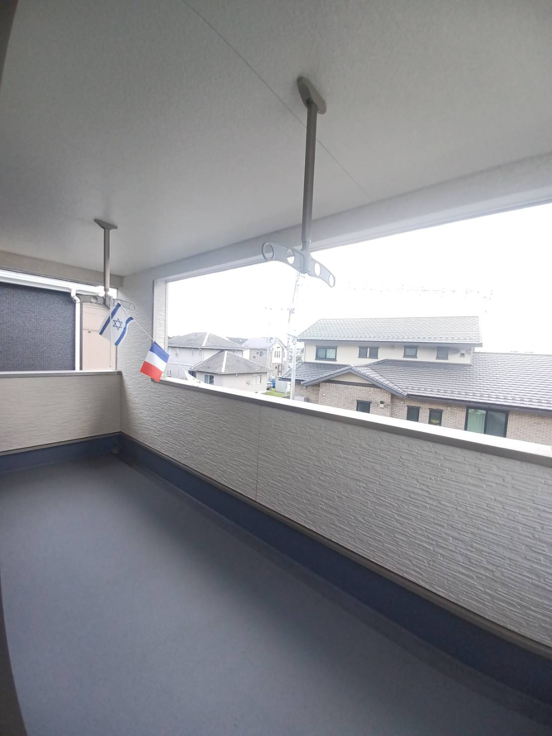 【新築戸建】仁井田町　全5棟のバルコニー