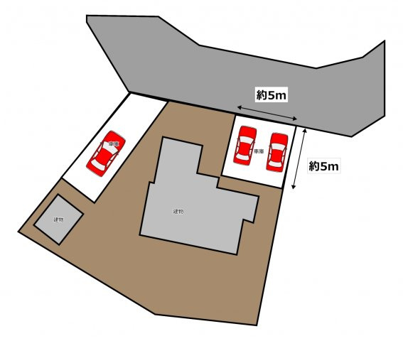 いわき市南台1丁目　中古戸建の区画図