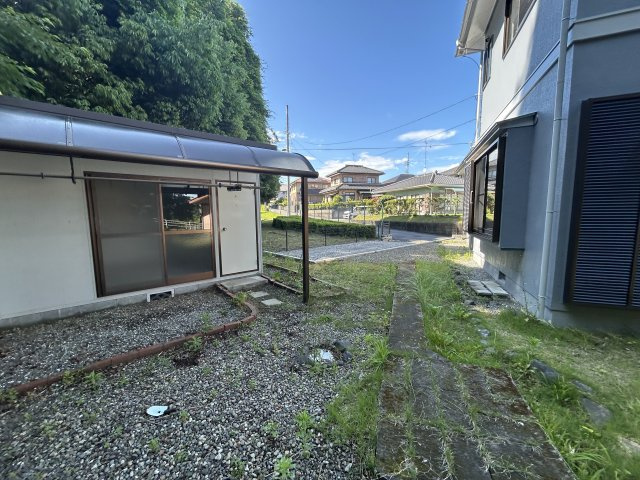 いわき市南台1丁目　中古戸建の庭