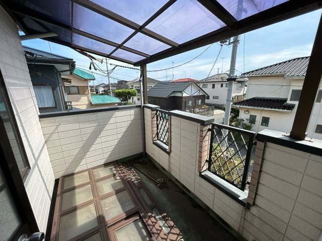 いわき市小名浜字燈籠原　中古戸建　のバルコニー