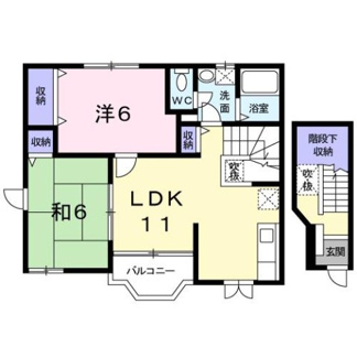 【間取り】 | サウス・ウィンド　Ⅰ