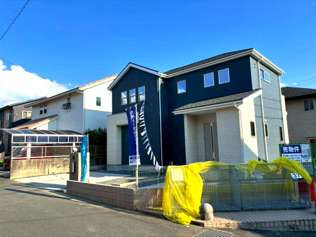 仲介手数料不要　よかタウンBloom菊池郡大津町美咲野4丁目１期【美咲野小・大津北中】の前面道路含む現地写真|前面道路含む現地写真です