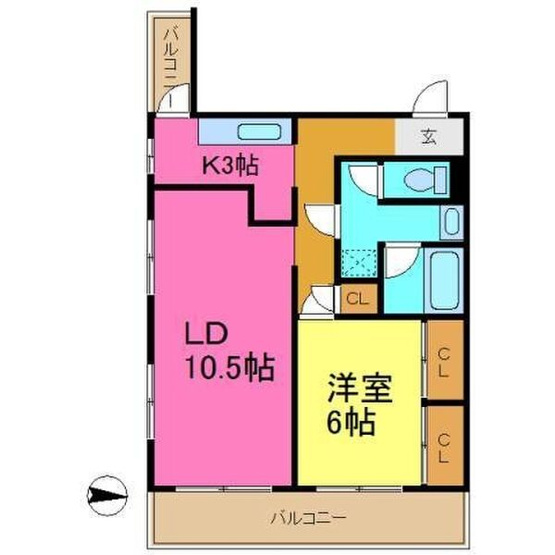 【間取り】 | 第2宏陽ハイツ