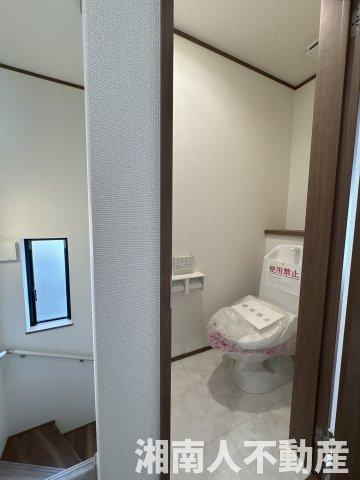 茅ヶ崎市柳島2丁目　新築戸建て　全１棟のトイレ|トイレも気になるポイント