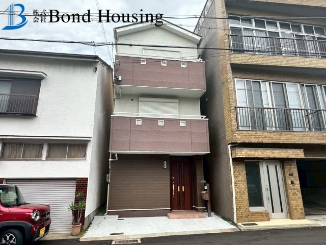 「オール電化」「明石海峡大橋一望」岬町 築20年の外観