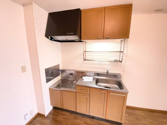 熊本市南区刈草３丁目のアパートのキッチン