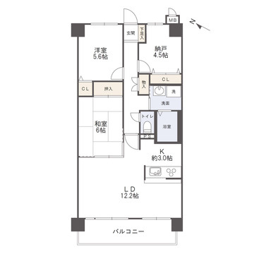 アーサー京町パークシティの間取り
