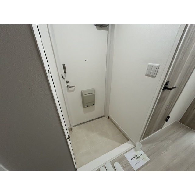 uハウスの玄関|明るい玄関です