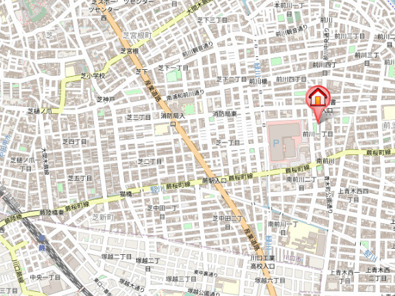 ユキハイツの地図