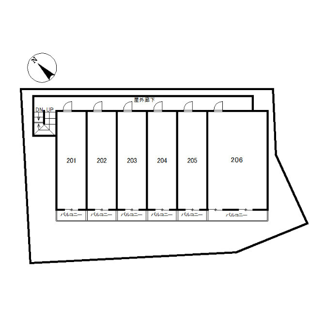 WELLDENCE鳩ケ谷のその他|配置図2F