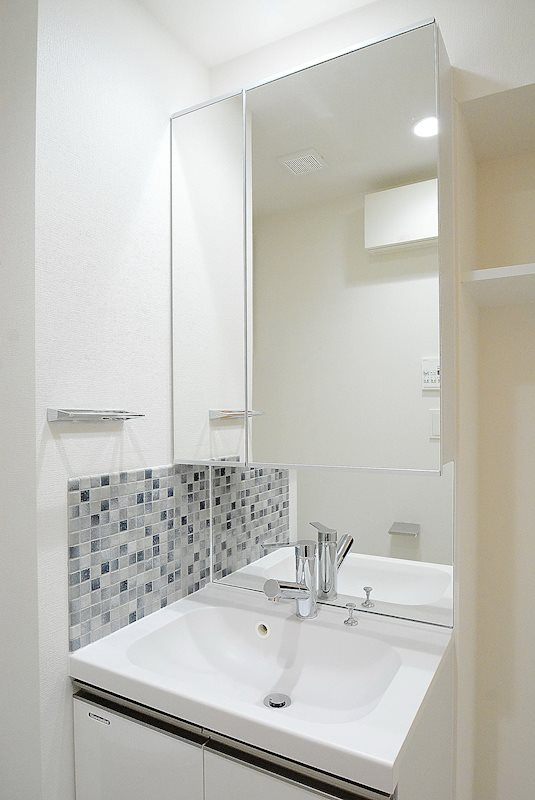 ステージファースト北浦和の洗面所|忙しい朝には欠かせない洗面所です