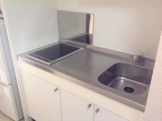 レオネクストＳＡＫＵＲＡのキッチン|コンパクトなキッチンで掃除もラクラク