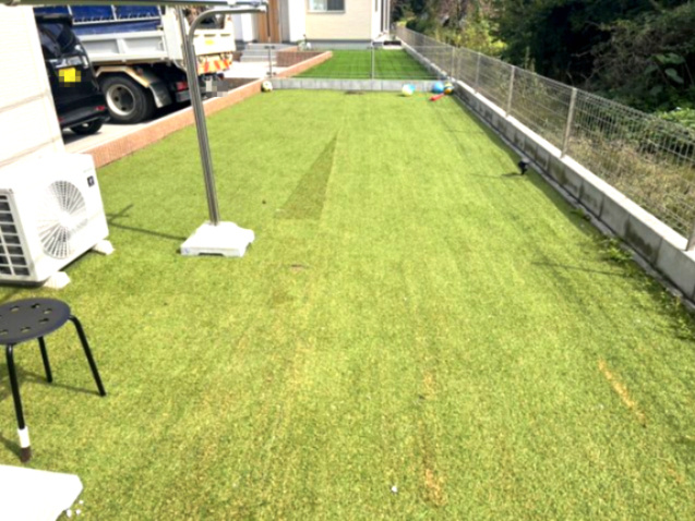 東松山市の築浅戸建！庭付き♪の庭