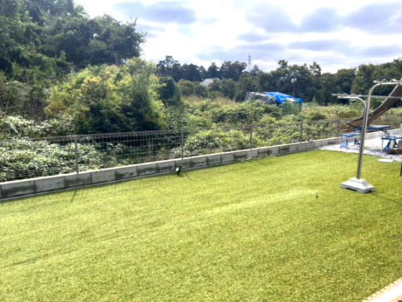 東松山市の築浅戸建！庭付き♪の庭