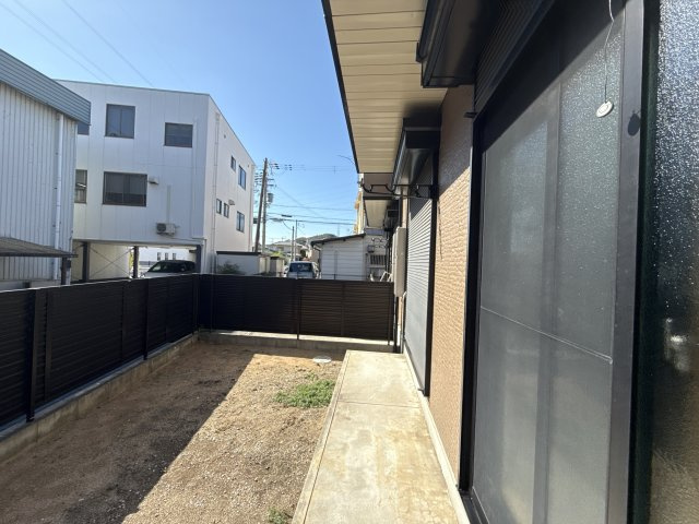 サンパティック田寺　B棟のバルコニー