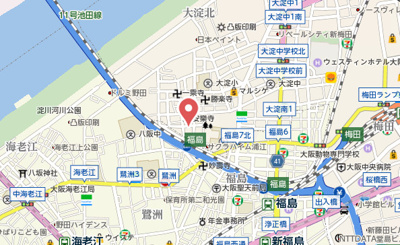 【地図】 | ポルト・ボヌール梅田WEST