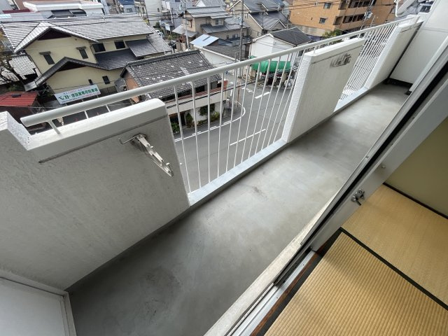 福沢ビルのバルコニー